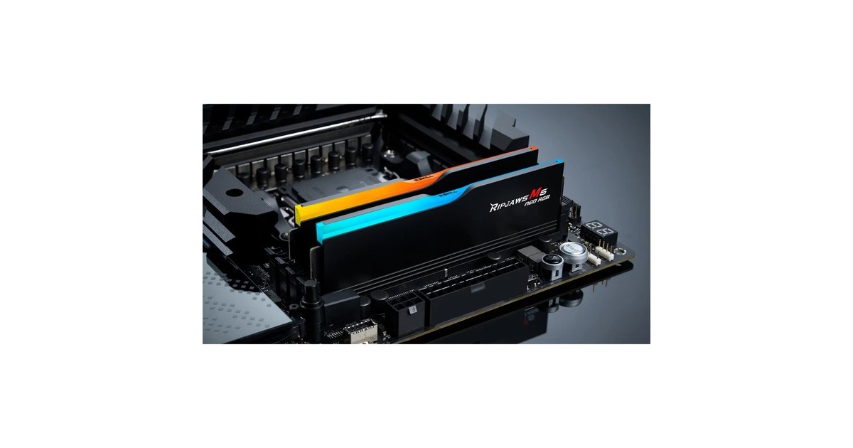 G.Skill32 GB DDR5-6000 Kit werkgeheugen  (Zwart, F5-6000J3636F16GX2-RM5NRK, Ripjaws M5 Neo RGB, XMP, EXPO)