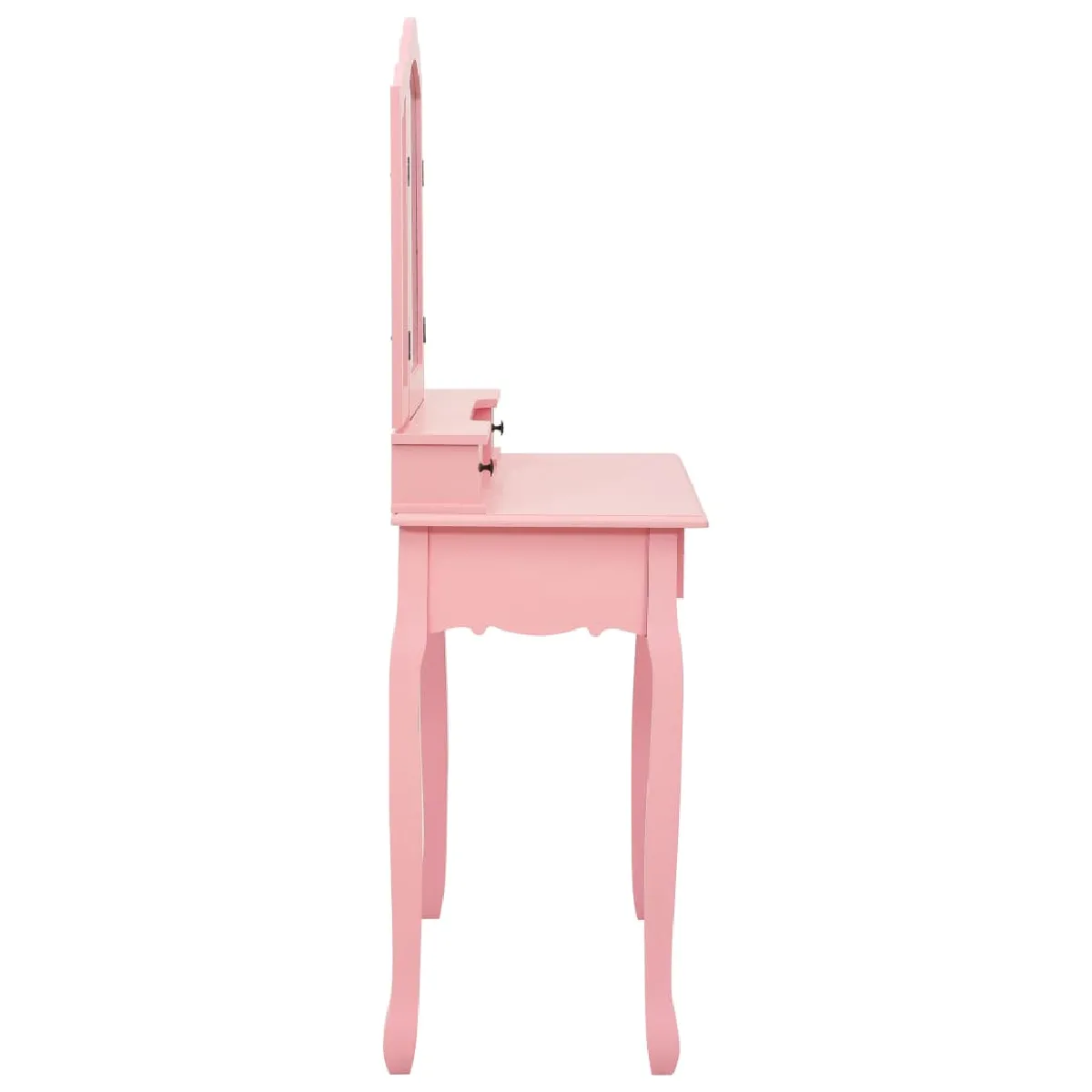 VidaXL Coiffeuse Rose avec Tiroirs