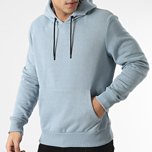 Sweat Capuche Sergio Bleu Clair Chiné