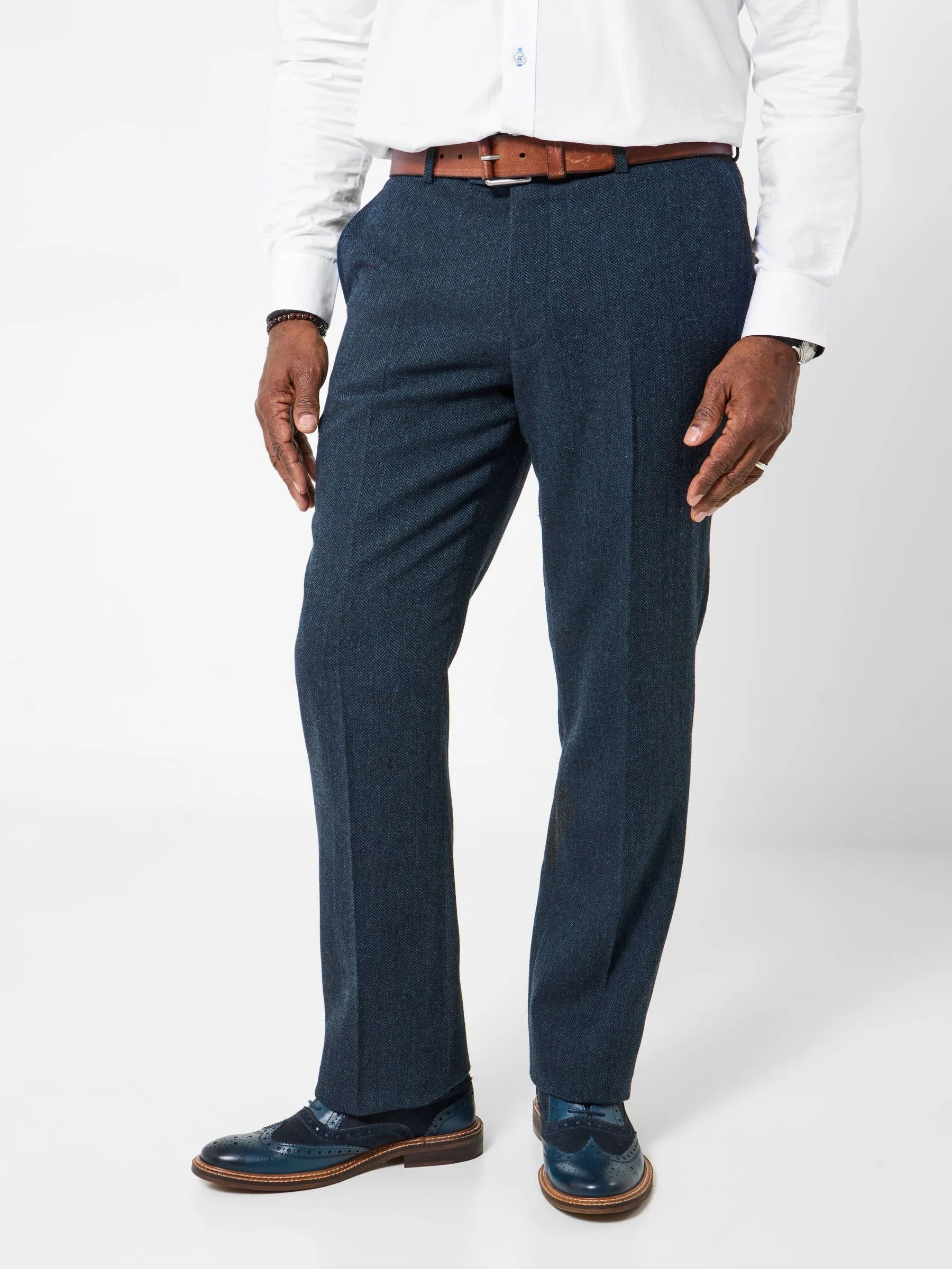 Joe Browns Handsome Herringbone Trousers