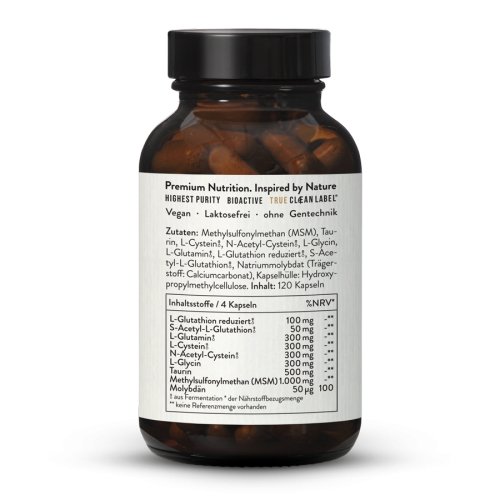Sunday Natural Products  Glutathion Komplex + Vorstufen