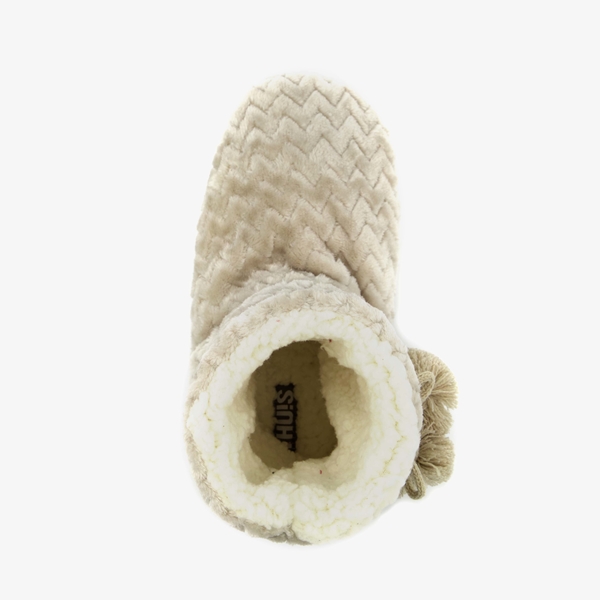 Thu!s hoge dames sloffen beige