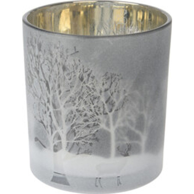 Teelichtglas - Bäume - Ø = ca. 8cm