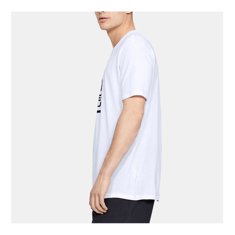 Under Armour GL FOUNDATION - Tee-shirt Homme blanc