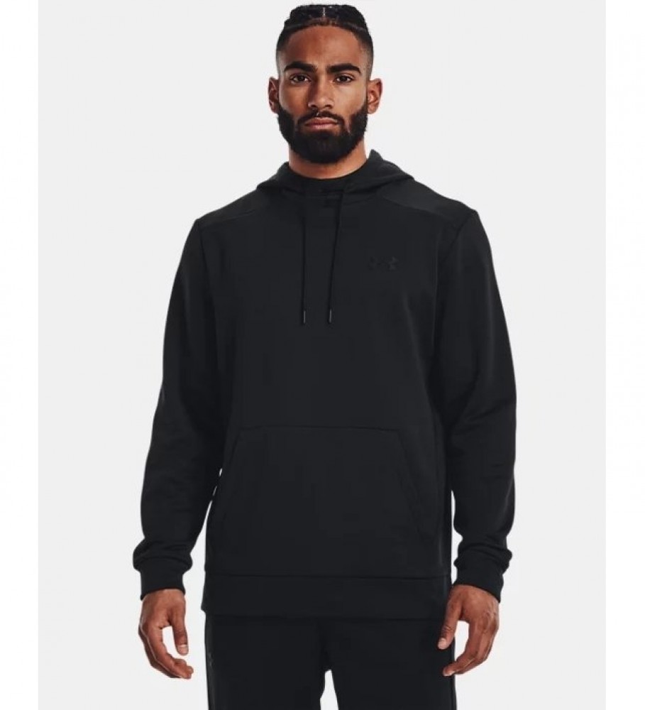 Moletom com capuz Under Armour Armour Fleece, preto