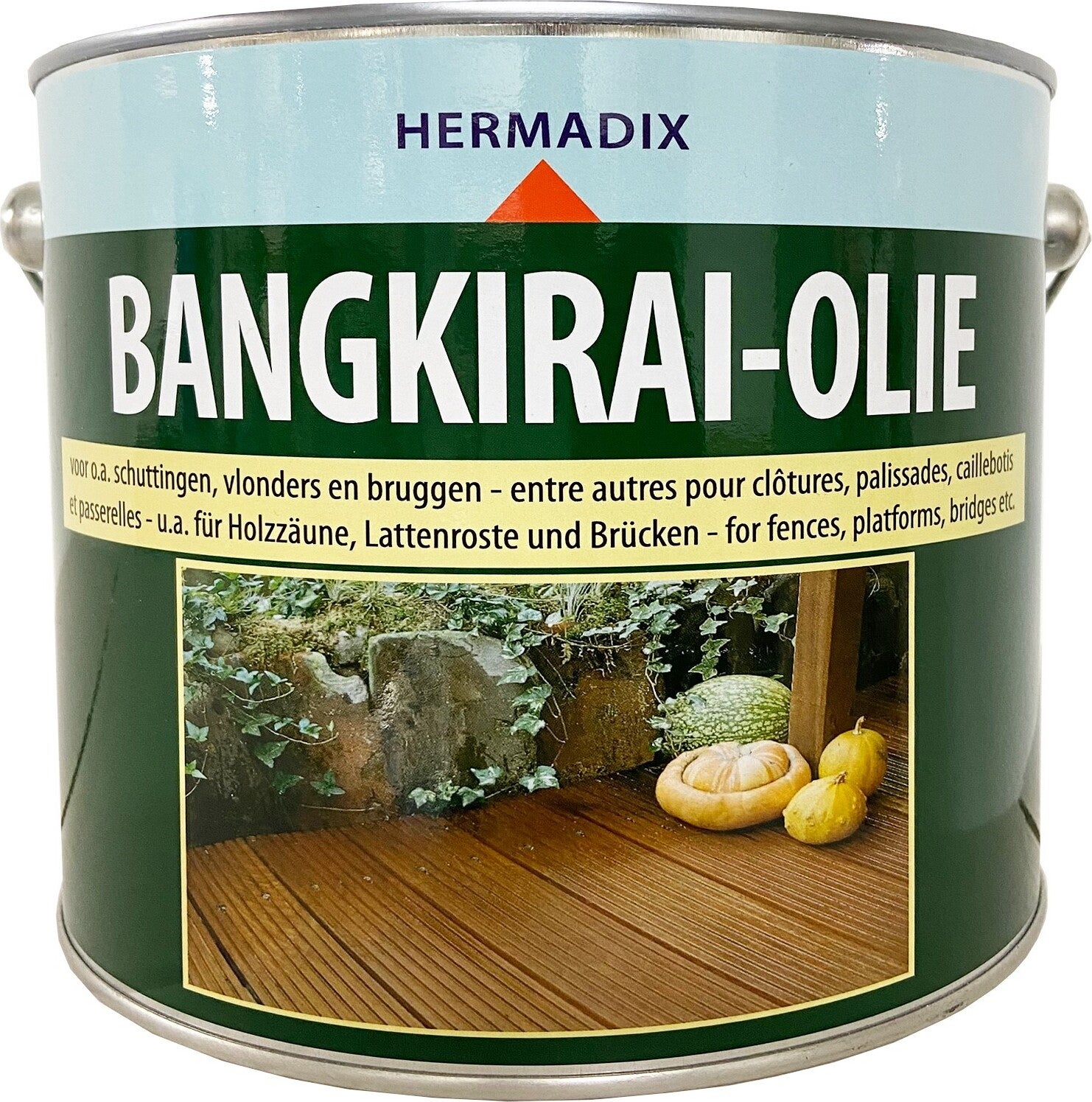 Hermadix Bangkirai-olie 2,5 l