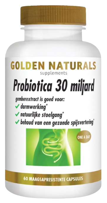 Golden Naturals Probiotica 30 Miljard 60 capsules
