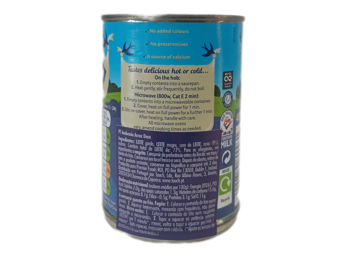 SOBREMESA AMBROSIA RICE PUDDING 400G