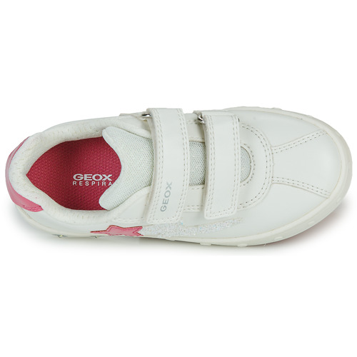 Geox - J SKYLIN GIRL - Blanc / Rose
