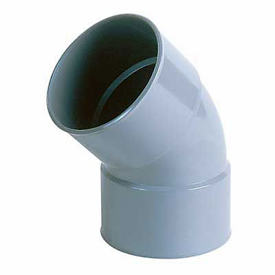 Coude 45° femelle femelle ø125 mm