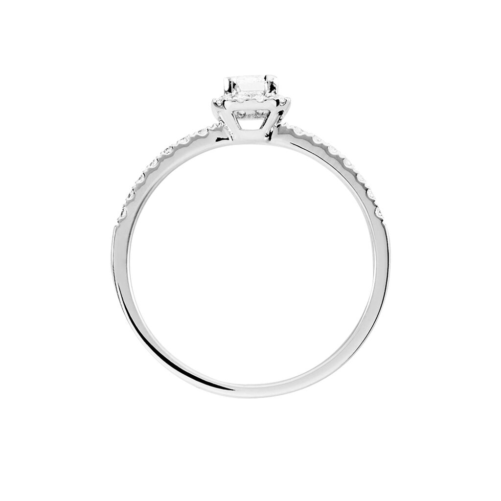 Bague Solitaire Meylia Or Blanc Diamant