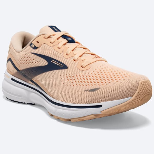 Chaussure running BROOKS GHOST 15 W APRICOT/ESTATE BLUE/WHITE