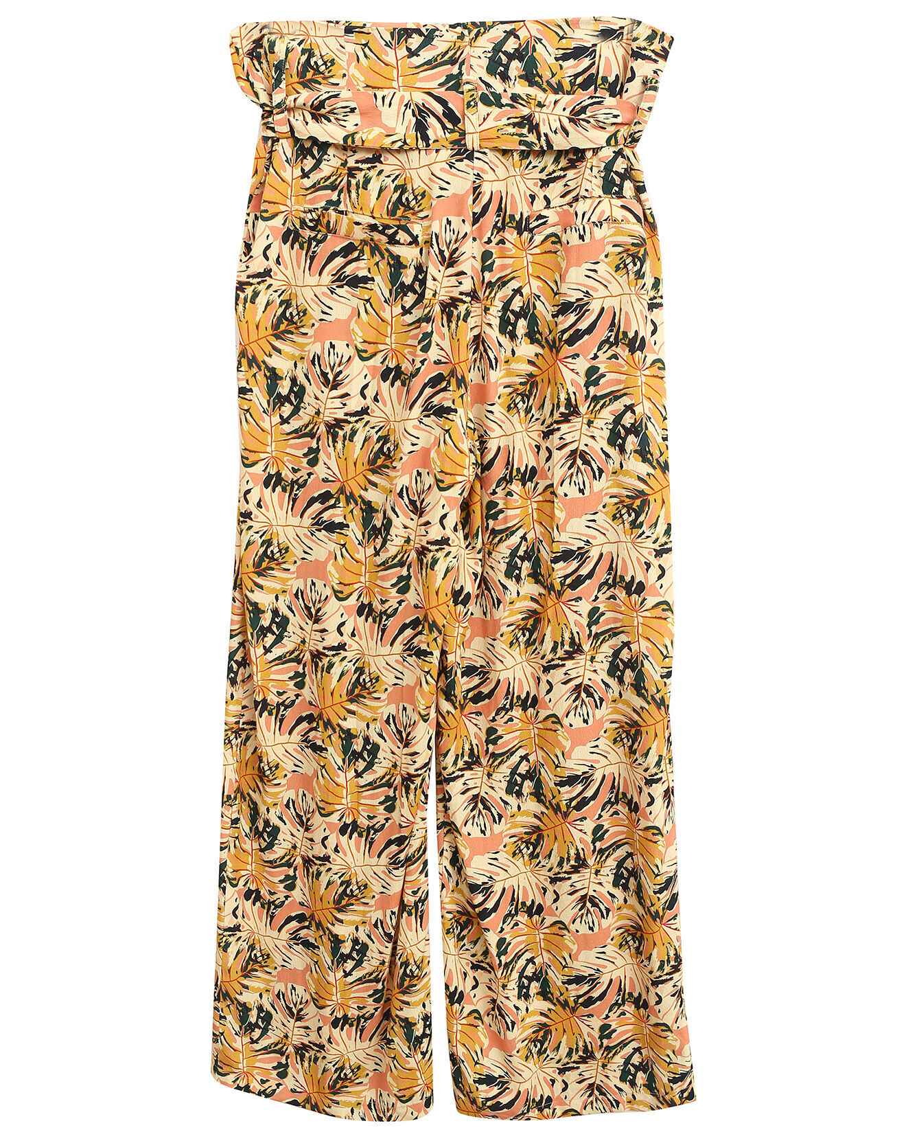 See u Soon Pantalon ample Agathe imprimé jaune/orange