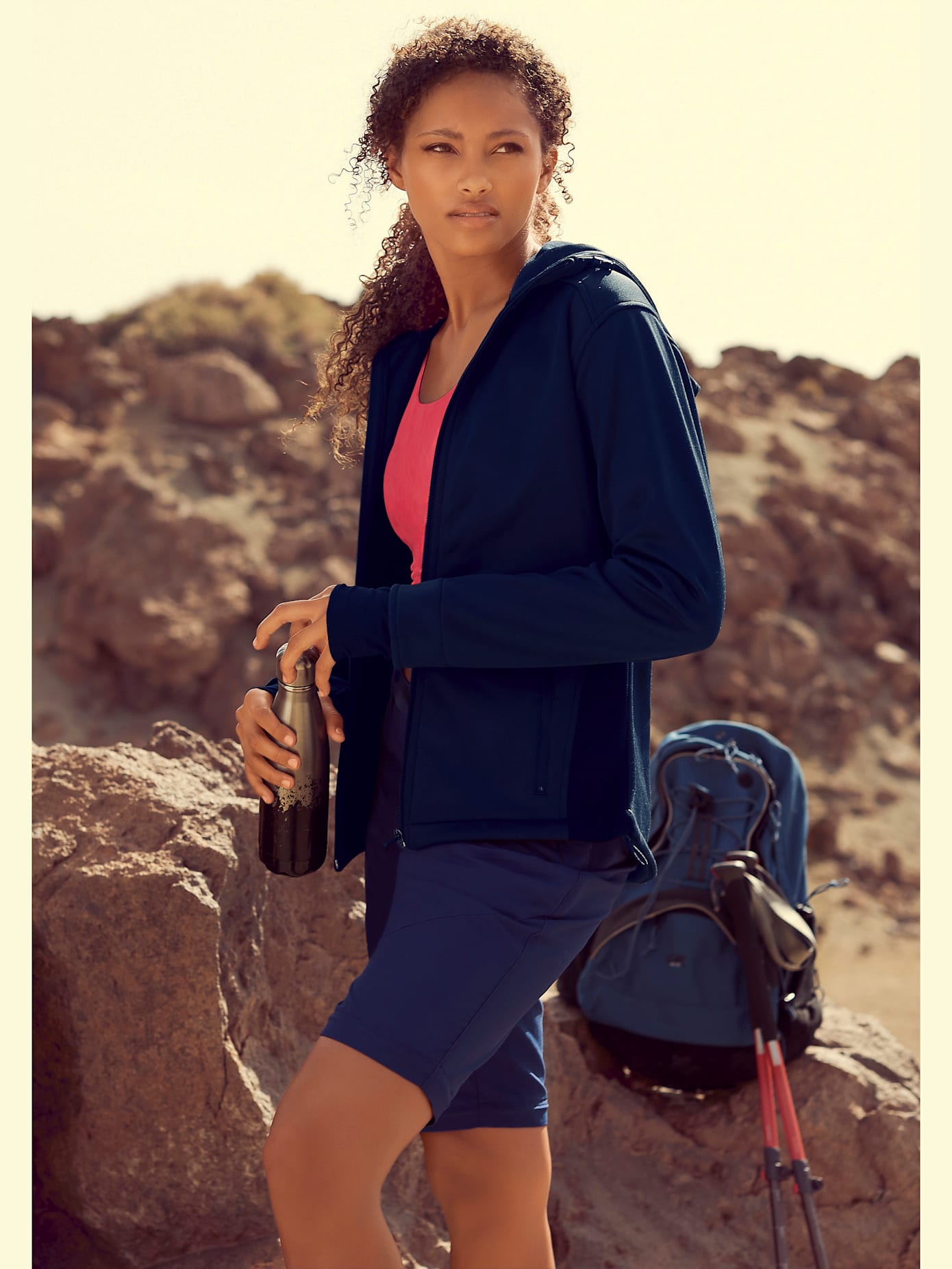 Pantalon et short de trekking 2 en 1