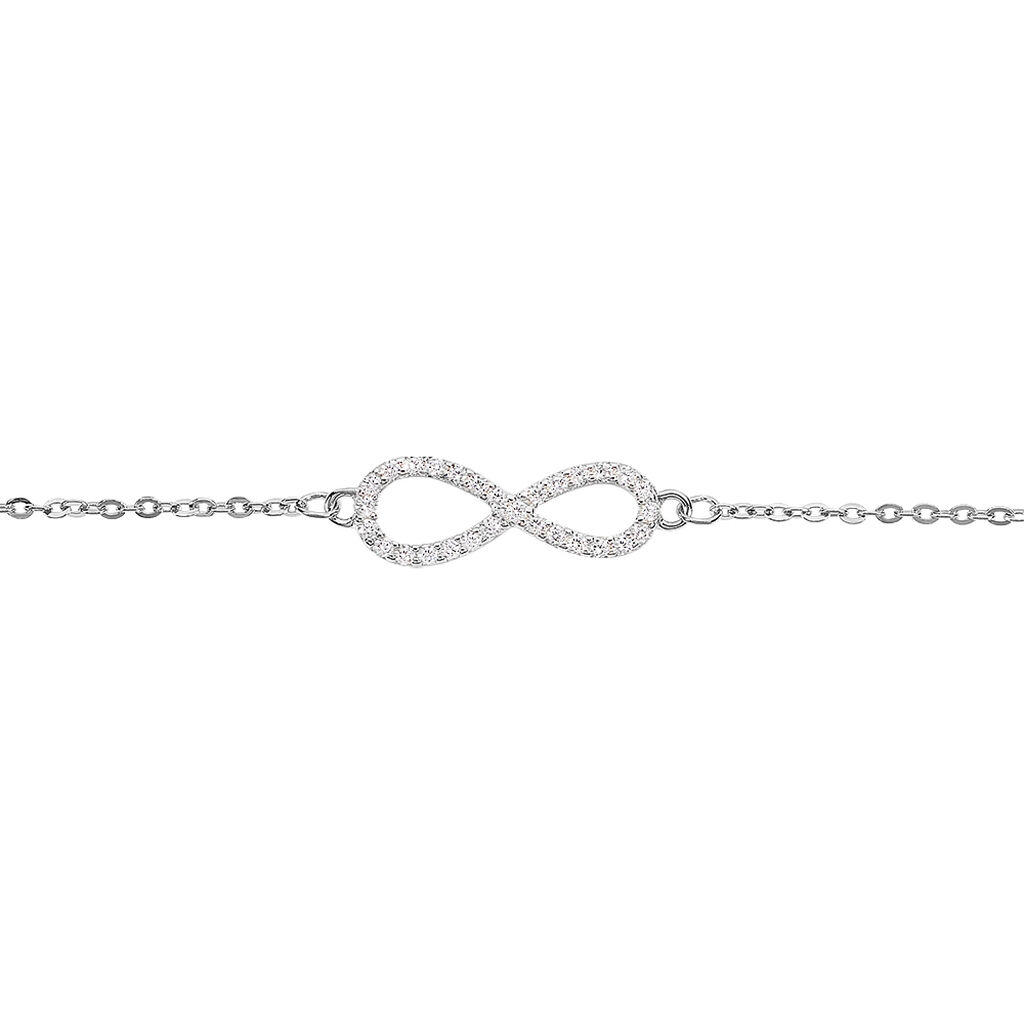 Bracelet Veda Argent Blanc Oxyde De Zirconium