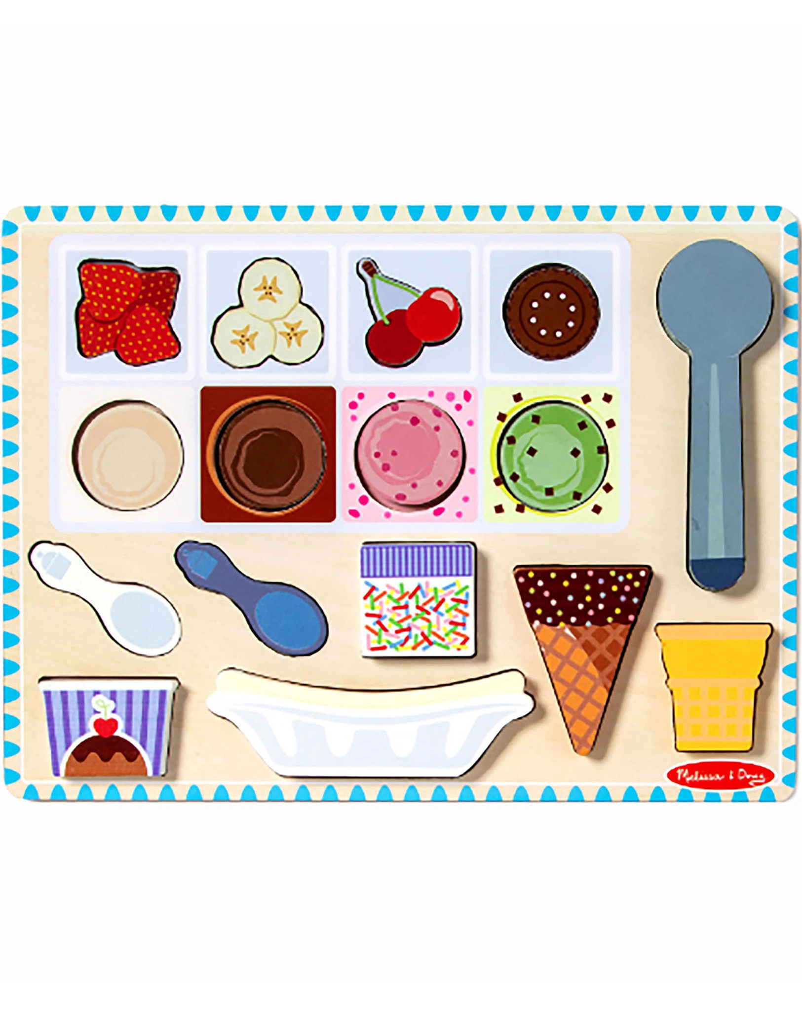 Magnet-Puzzle EISCREME 16-teilig