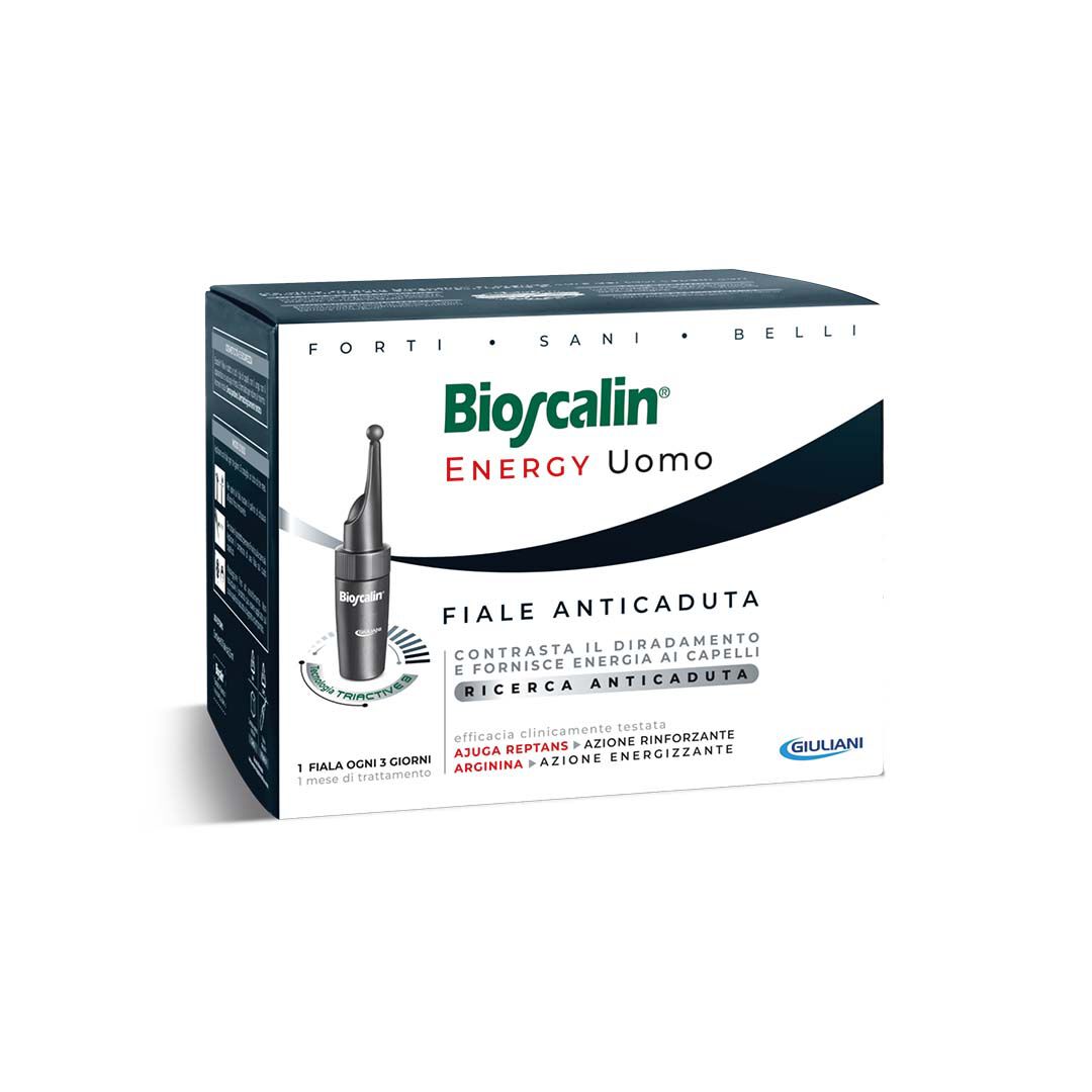 BIOSCALIN  Energy Homem Ampolas Antiqueda - 35ml