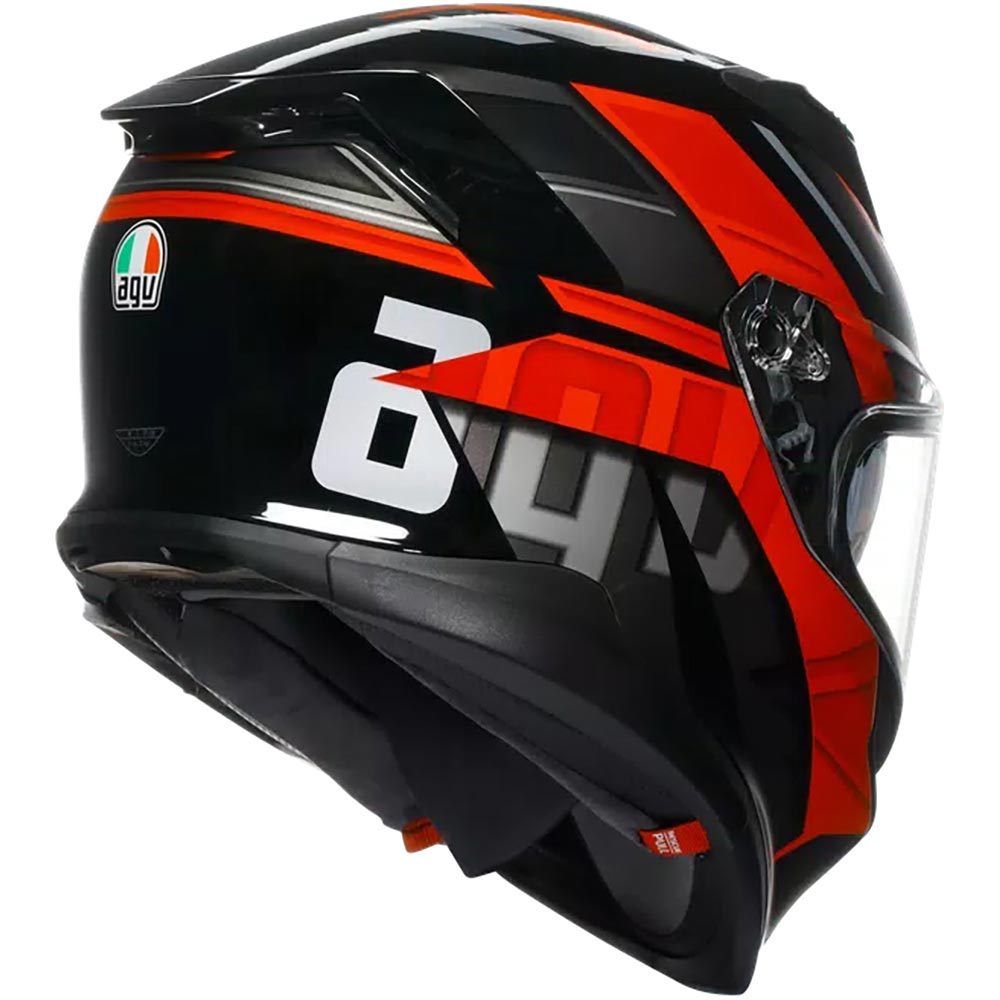 AGV - Casque K7 Taurax Noir / Rouge