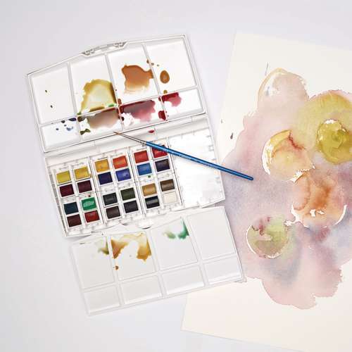 WINSOR & NEWTON Cotman™ Aquarellfarben Painting Box PLUS, 25-teilig