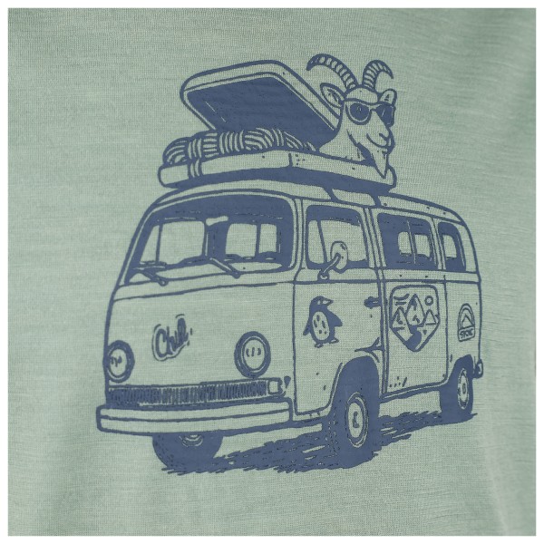 Stoic - Kids Merino155 LaholmSt. Print T-Shirt - Haut en mérinos
