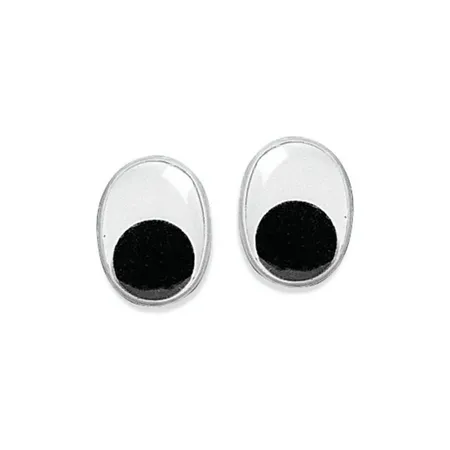 Knorr Prandell Wackelaugen oval, 18 x 13mm, 10 Stück