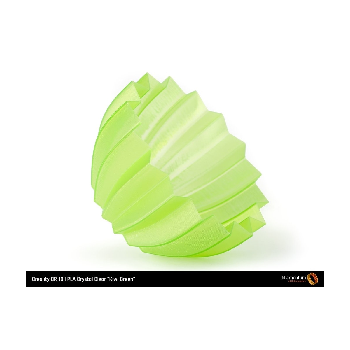 Fillamentum PLA Crystal Clear - Kiwi Green