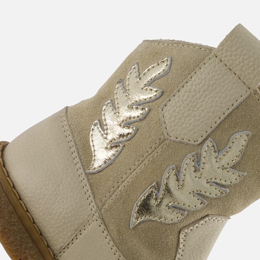 Muyters Cowboylaarzen beige Leer