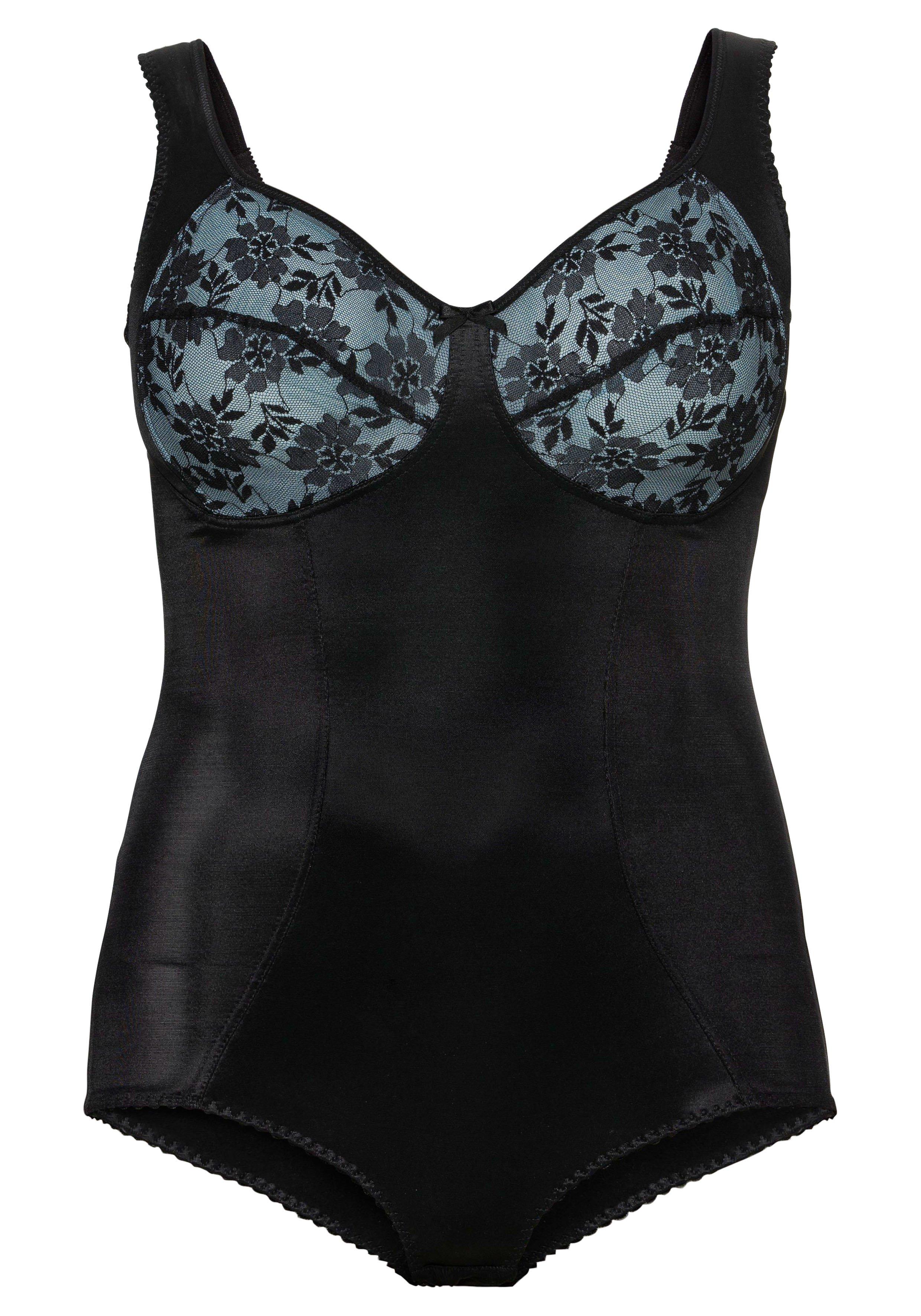 Body mit Shape-Effekt, Cups aus floraler Spitze