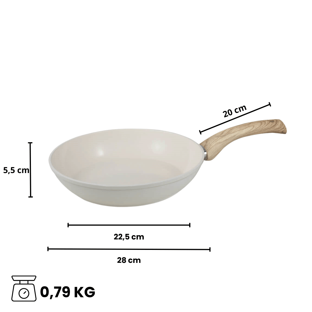 Go Ivory Koekenpan 28 cm