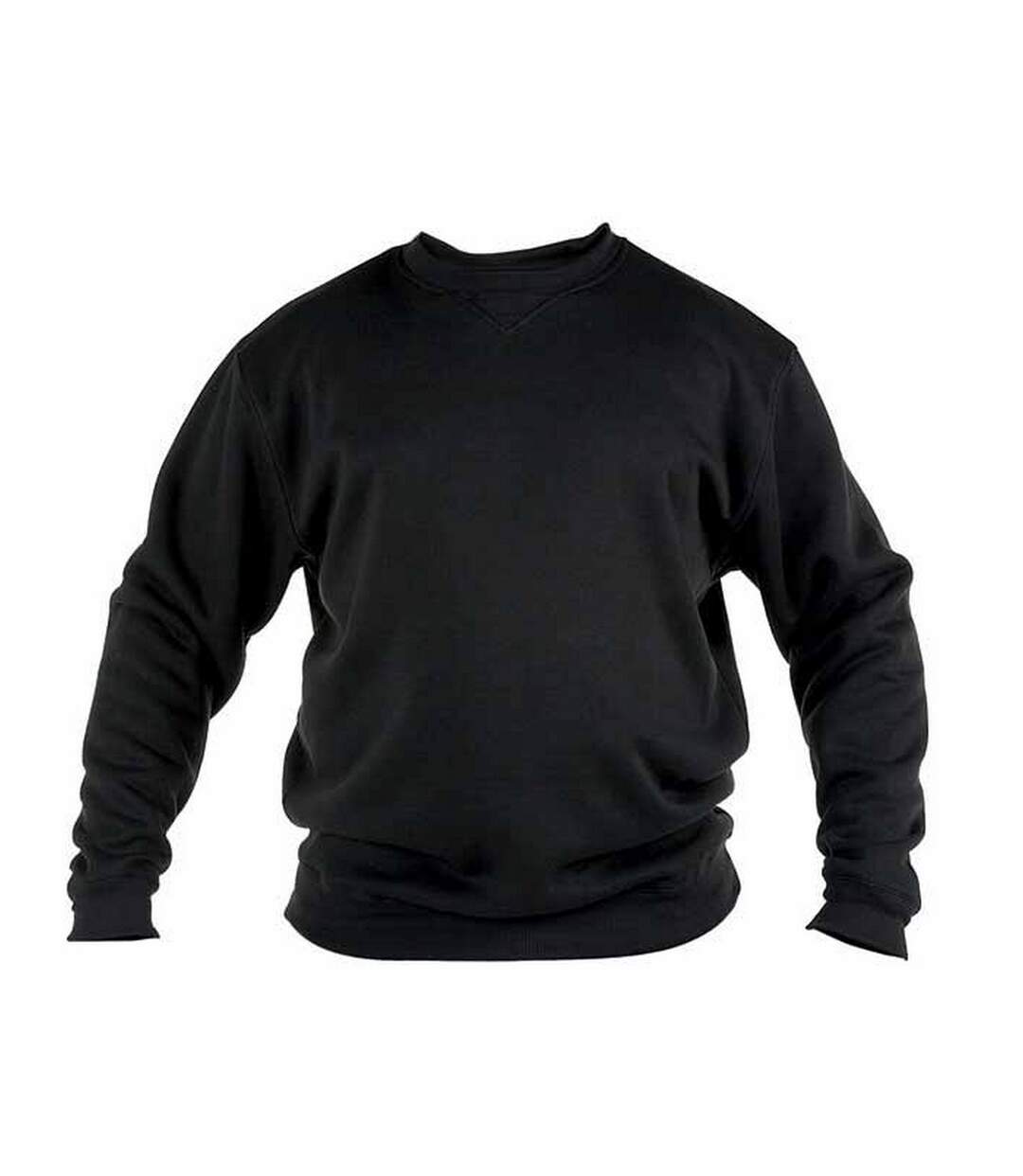Duke Rockford - Pull col ras-du-cou grande taille - Homme (Noir) - UTDC105