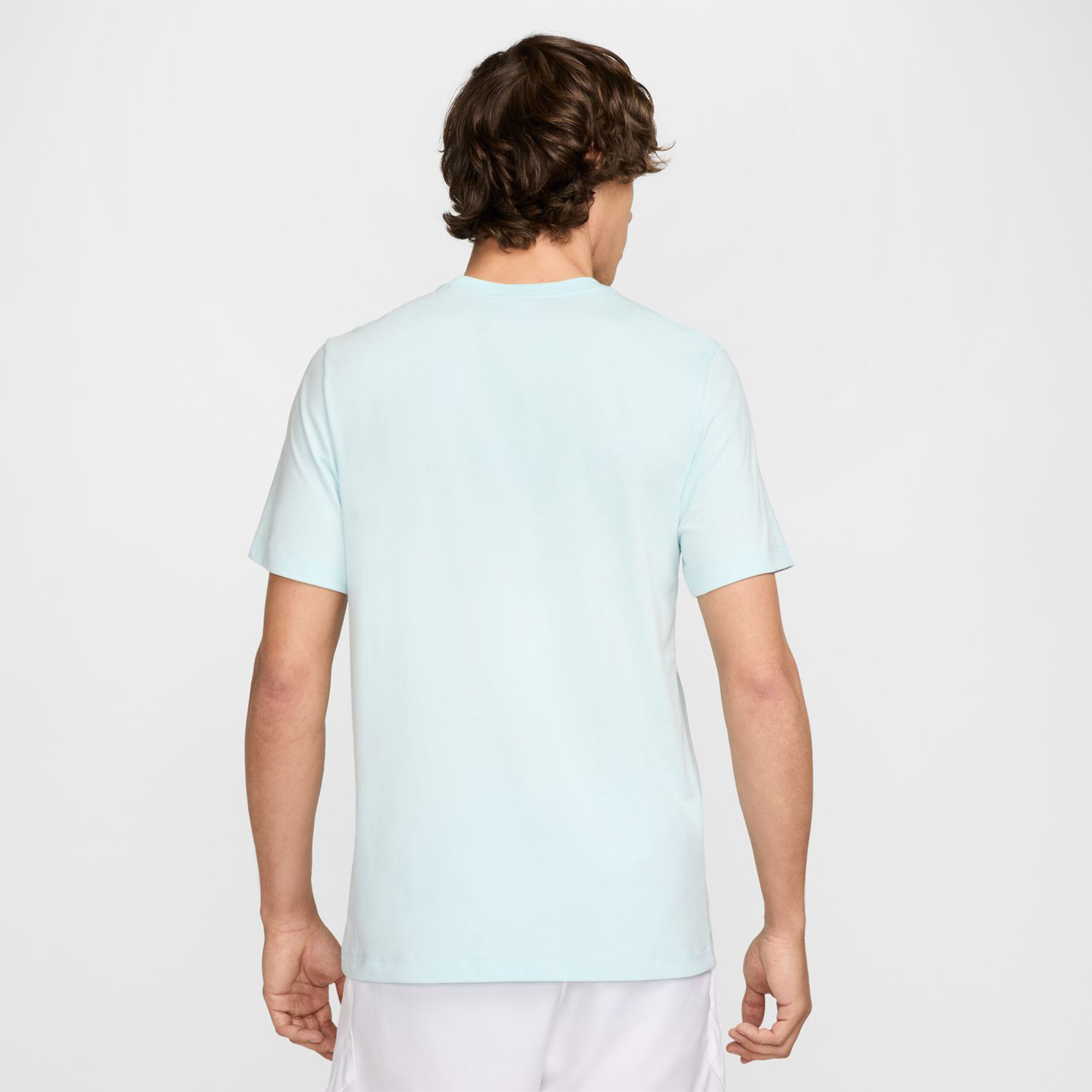 Nike Court Dri-Fit Tee T-shirt Hommes - Bleu Clair