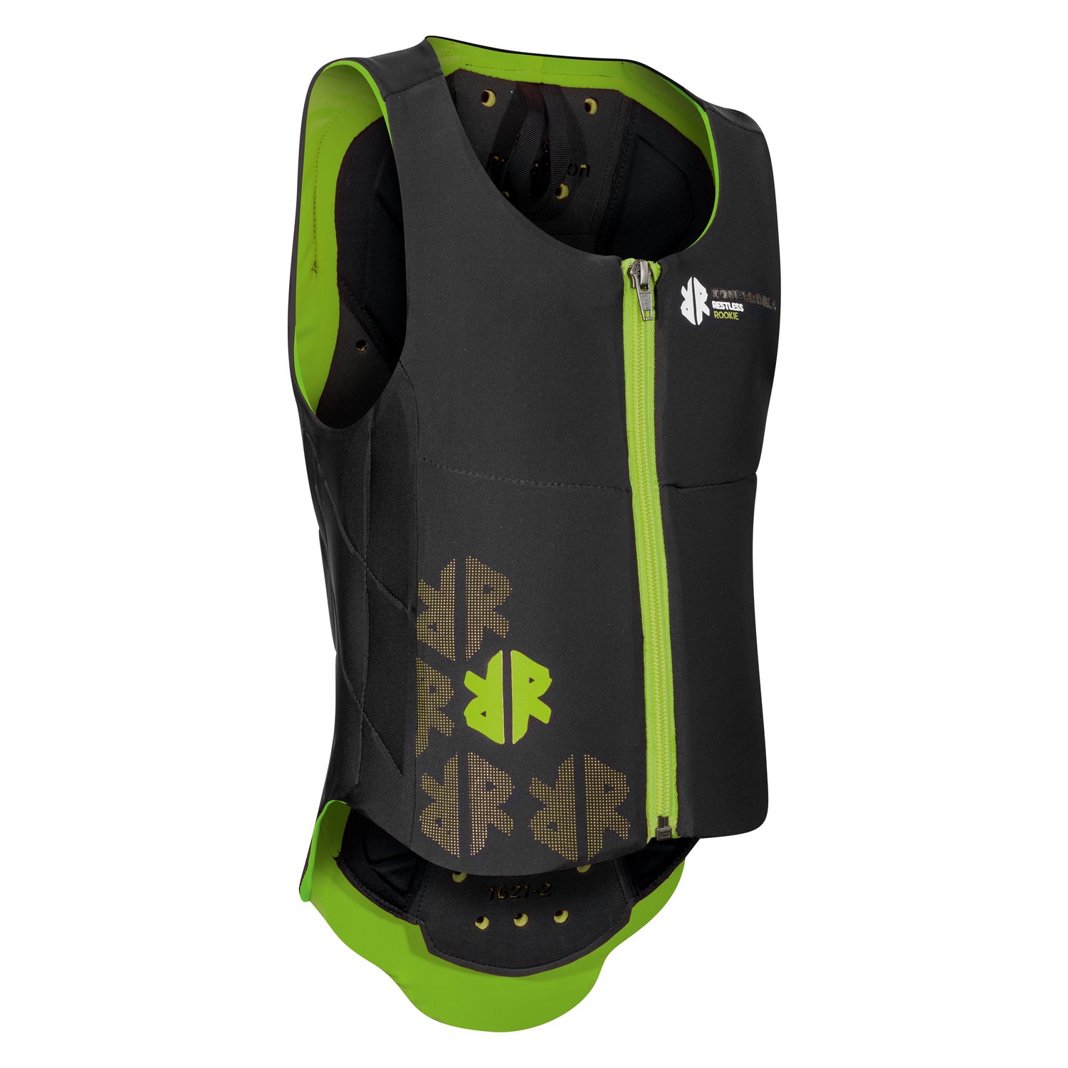 KOMPERDELL Rückenprotektor Ballistic Vest Junior  - schwarz/grün