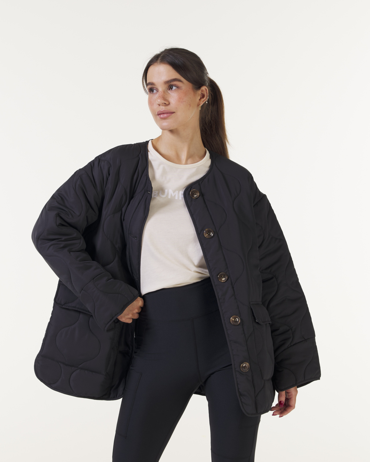 Bumpro Downtown Quilted Jacket Black