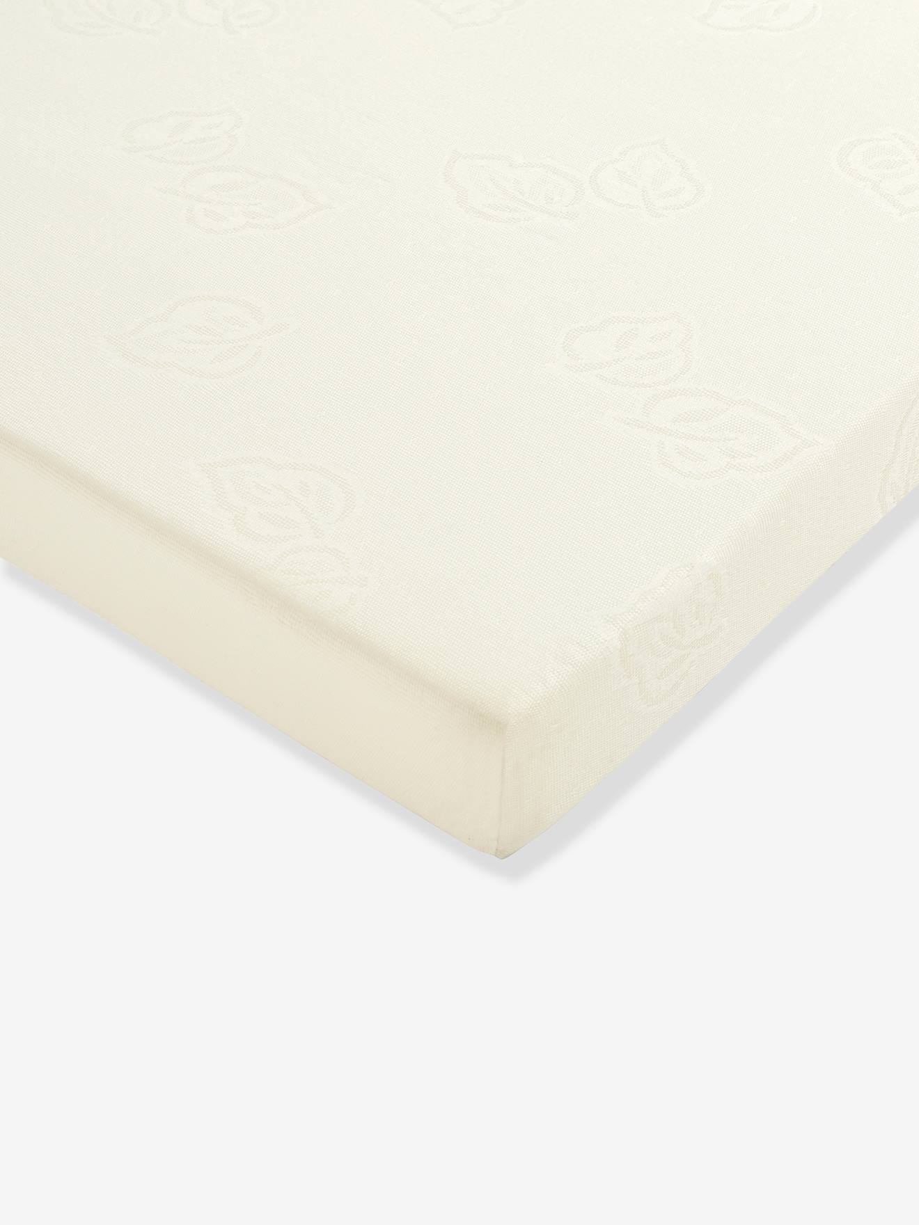 Meu pequeno colchão dobrável portátil 60 x 120 cm P'TIT LIT branco claro liso