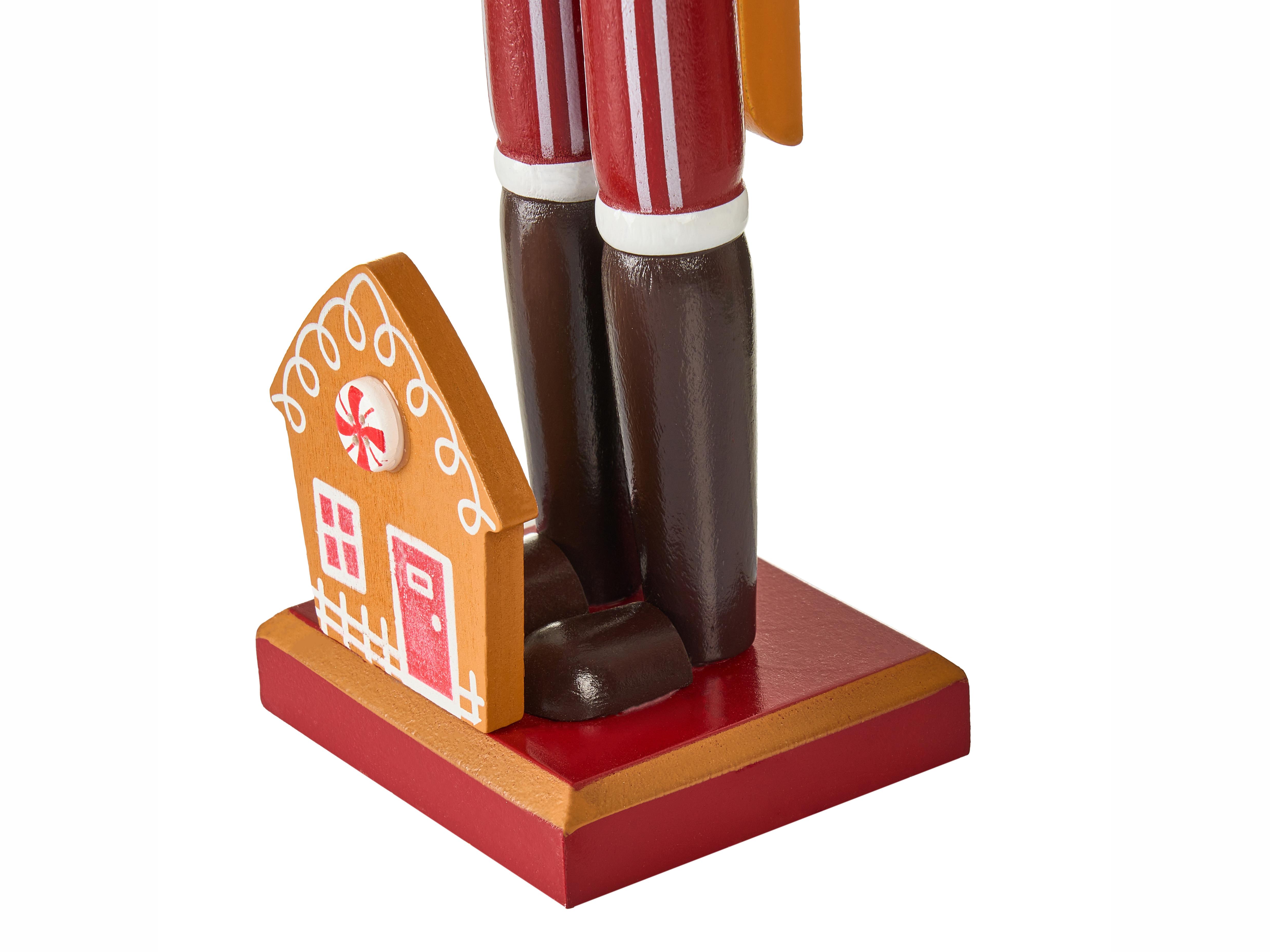 Set van 2 figuren GRANSJON Notenkraker 35 cm Oranje