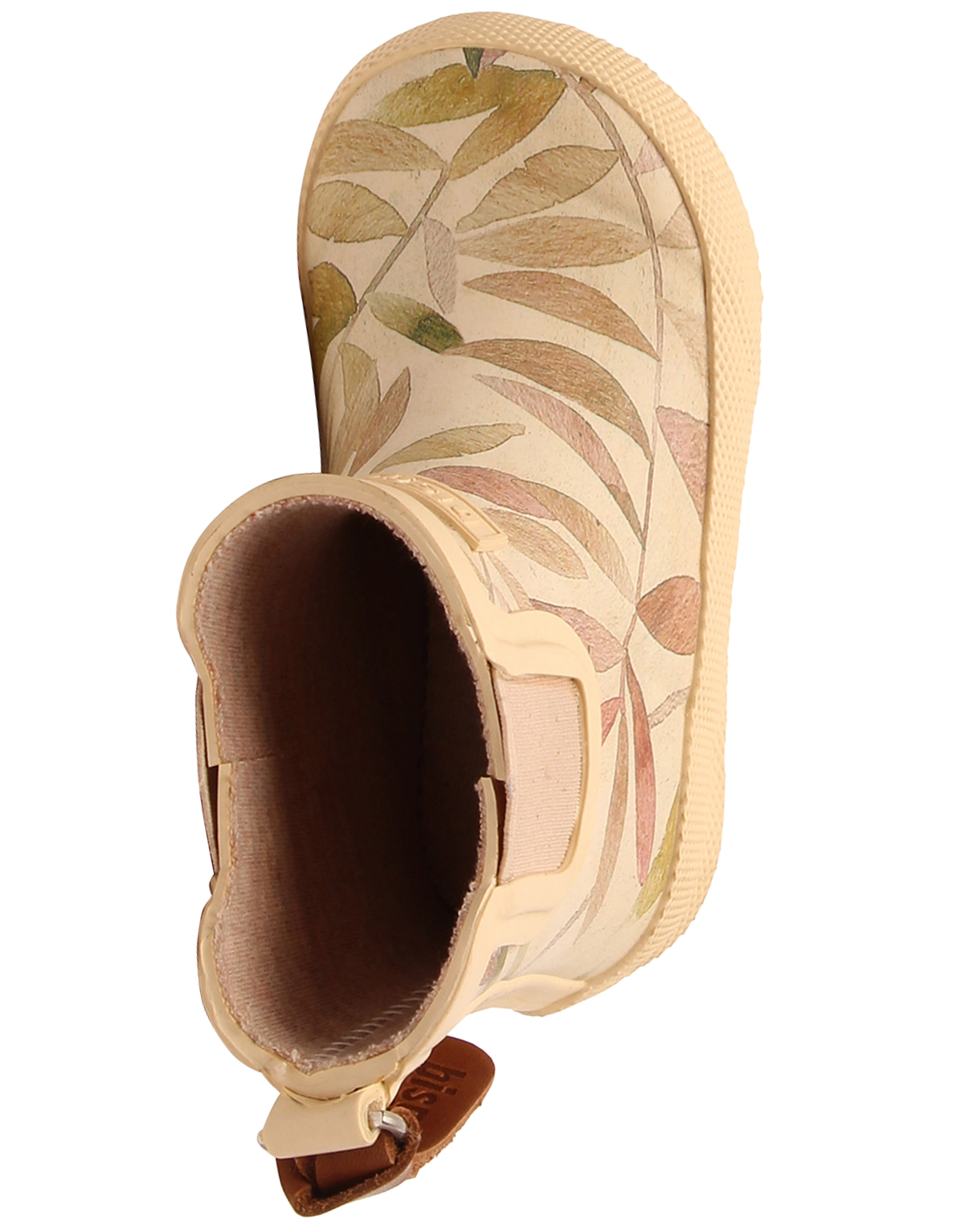 Gummistiefel BABY in beige leaves