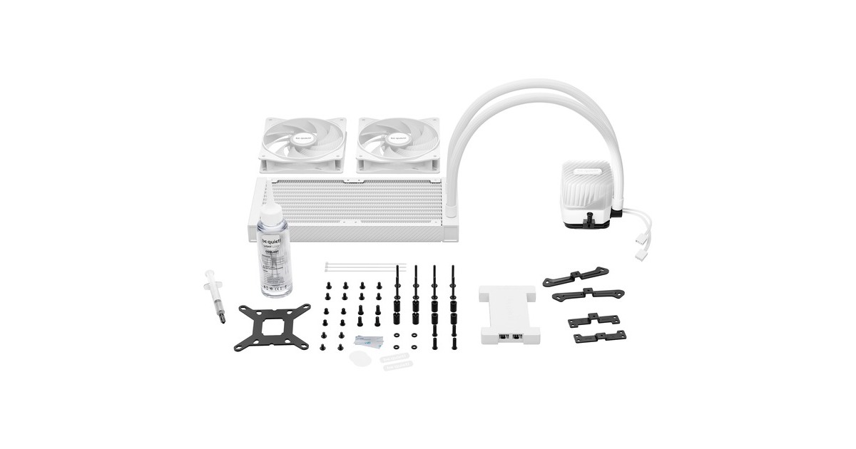 be quiet!Light Loop 240 mm white ARGB waterkoeling  (Wit, 4-pins PWM fan-connector)