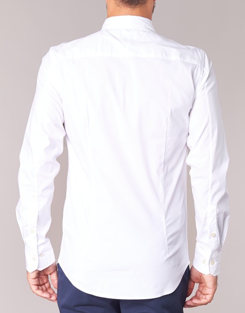 Tommy Jeans - TJM ORIGINAL STRETCH SHIRT - Blanc