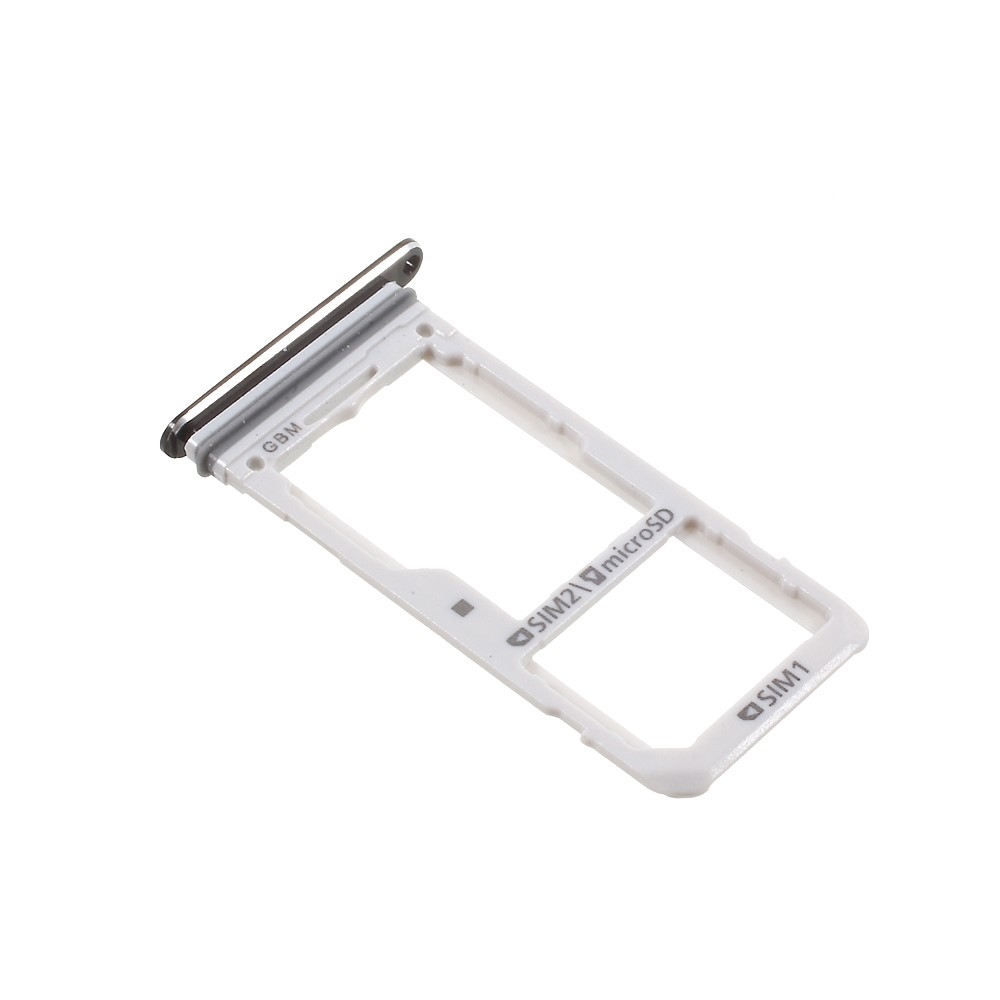 Samsung Galaxy S8 / S8  Plus Sim   Micro SD Tray Karten Schlitten Adapter (OEM) - Schwarz