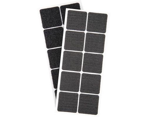 Zelfklevende pads met klittenband voor wandkussens, 10 stuks