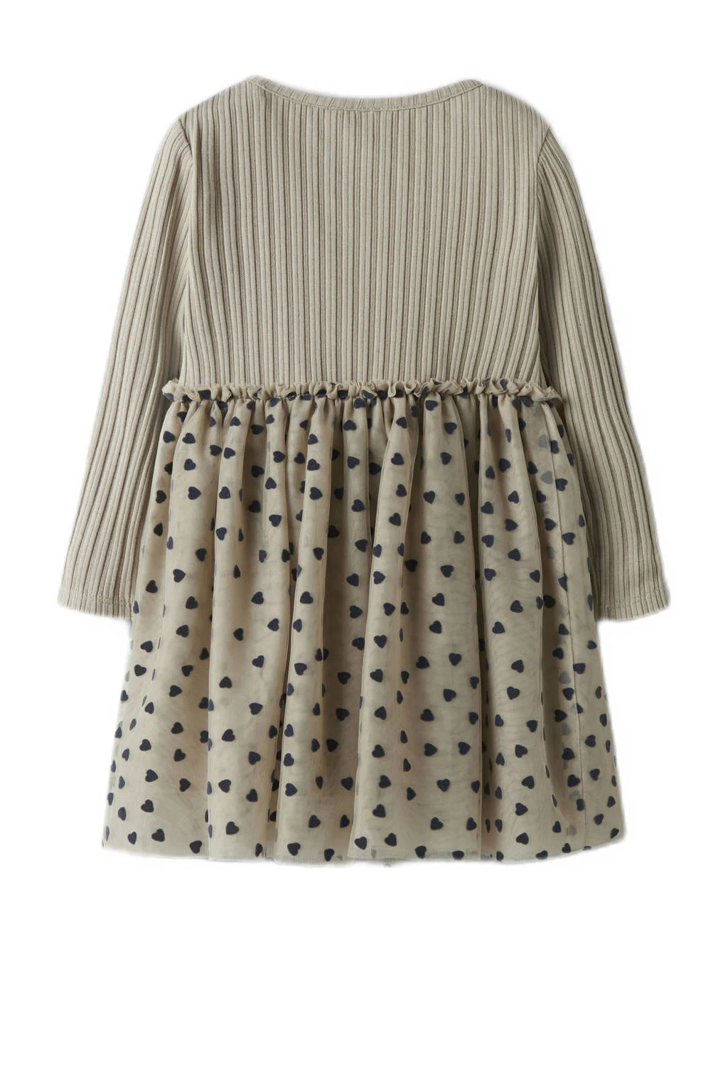 NAME IT MINI korte jurk beige