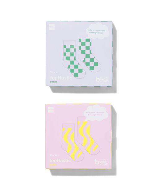 chaussettes dans une boîte cadeau pointures 36-41