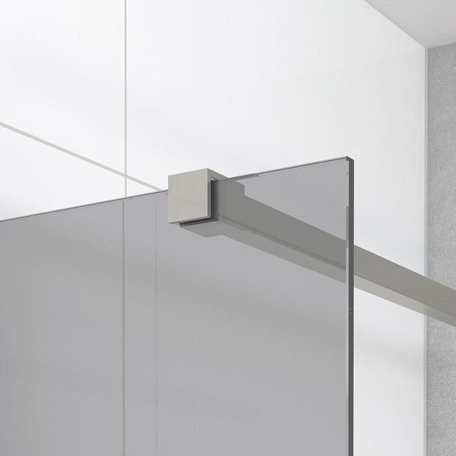 Diamond - Douchecabine - Rookglas - 120x120 cm - Draaideur - Vierkant