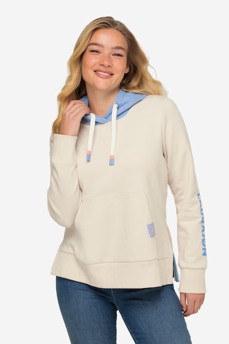 Hoodie, Kapuzensweater, Rückenprint, Kängurutasche