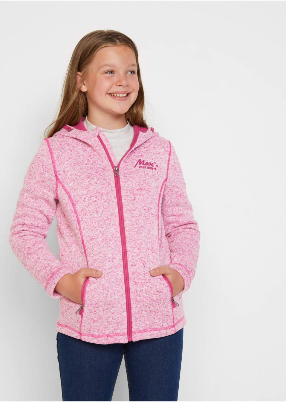 Veste en maille polaire thermo