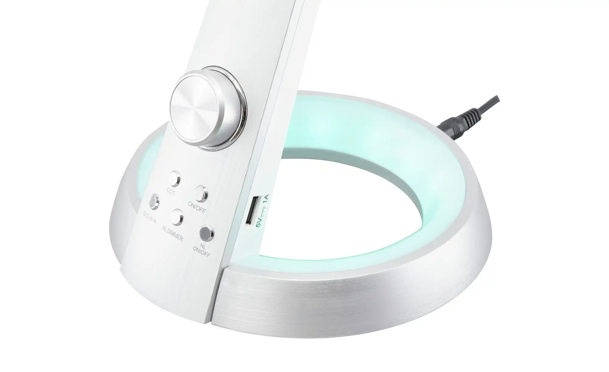 Meisterleuchten LED-Tischleuchte, weiß mit Funktion