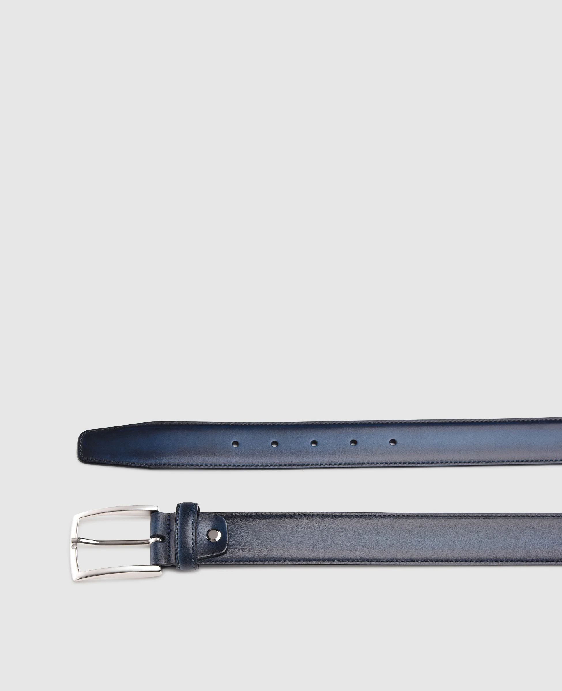 Patina Herrengürtel in Navy