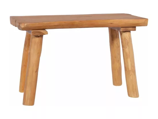 Banc de jardin 80 cm Bois de teck massif