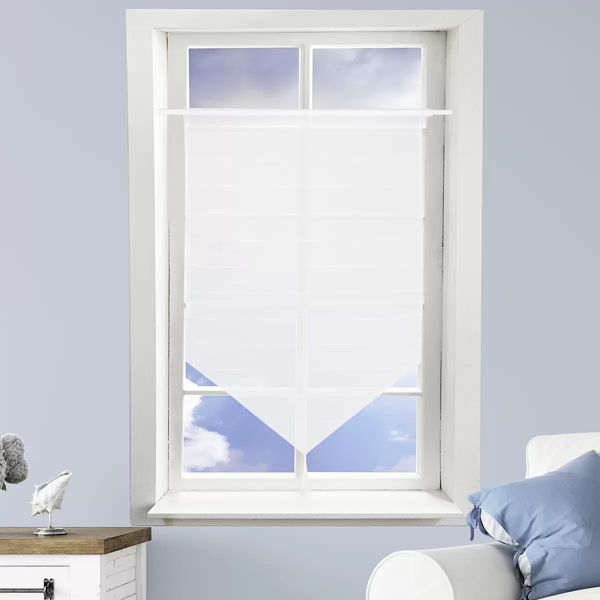 Kleingardine Delfine weiss