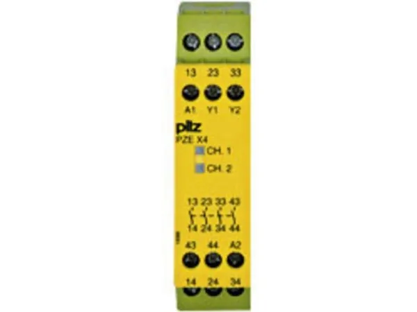 Kontaktudvidelse PZE X4 24VDC 4n/o PILZ Driftsspænding (num): 24 V/DC 4 x sluttekontakt (B x H x T) 22.5 x 87 x 121 mm 1 stk